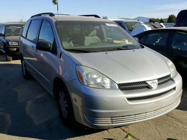 5TDZA23C14S122861 - 2004 TOYOTA SIENNA CE SILVER photo 1