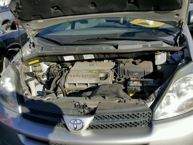 5TDZA23C14S122861 - 2004 TOYOTA SIENNA CE SILVER photo 7