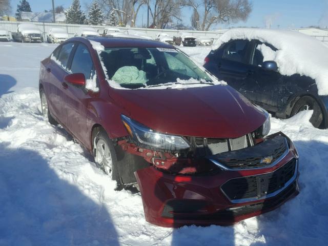 1G1BE5SM7H7270426 - 2017 CHEVROLET CRUZE LT RED photo 1