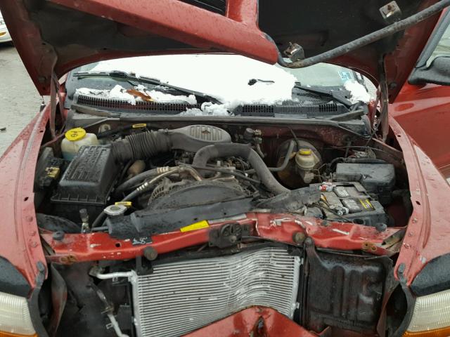 1B4HS28Y2WF170415 - 1998 DODGE DURANGO RED photo 7