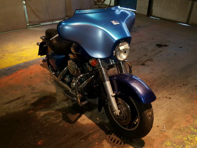 1HD1KBW126Y708978 - 2006 HARLEY-DAVIDSON FLHXI BLUE photo 1