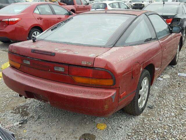 JN1MS36P7PW303739 - 1993 NISSAN 240SX BASE RED photo 4