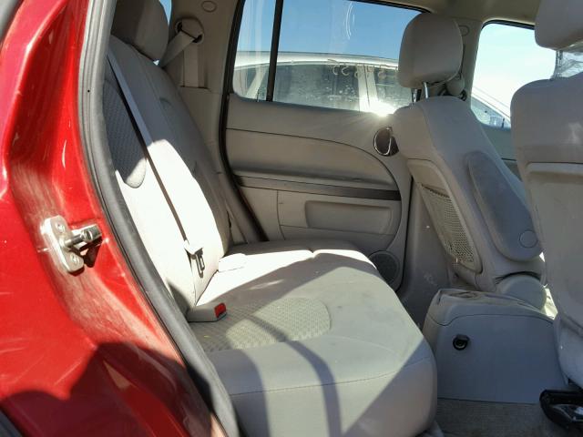 3GNBABDB8AS645204 - 2010 CHEVROLET HHR LT RED photo 6