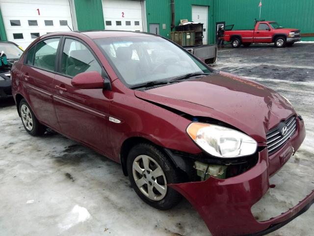 KMHCN45C17U108649 - 2007 HYUNDAI ACCENT GLS BURGUNDY photo 1