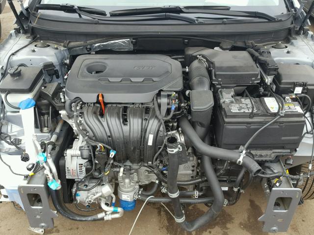 5NPE24AF8HH536347 - 2017 HYUNDAI SONATA SE SILVER photo 7