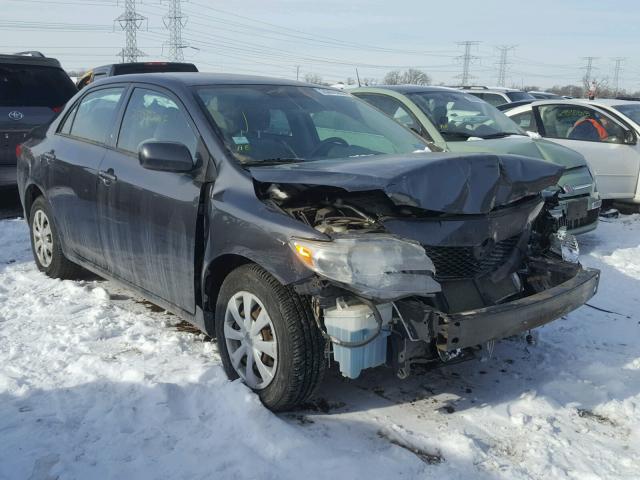 1NXBU40E09Z049393 - 2009 TOYOTA COROLLA BA GRAY photo 1