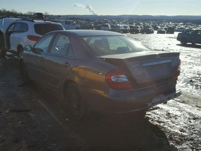 4T1BE32K54U904298 - 2004 TOYOTA CAMRY LE GRAY photo 3