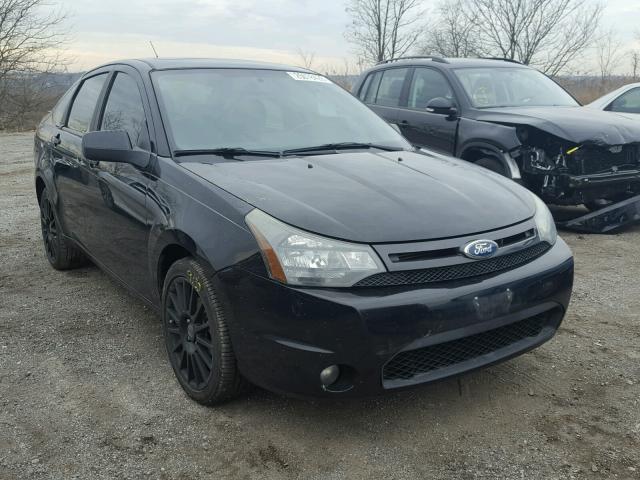 1FAHP3GN3BW142947 - 2011 FORD FOCUS SES BLACK photo 1