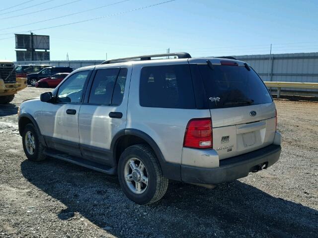 1FMZU63K23UA20271 - 2003 FORD EXPLORER X SILVER photo 3