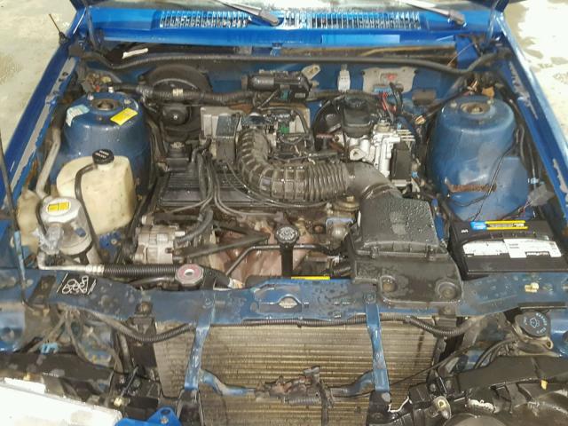 1G1JC1441P7126182 - 1993 CHEVROLET CAVALIER V BLUE photo 7