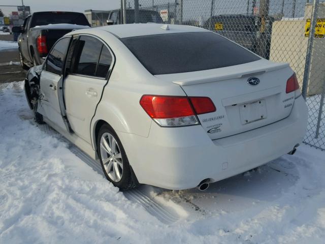 4S3BMDP62D2041514 - 2013 SUBARU LEGACY 3.6 WHITE photo 3