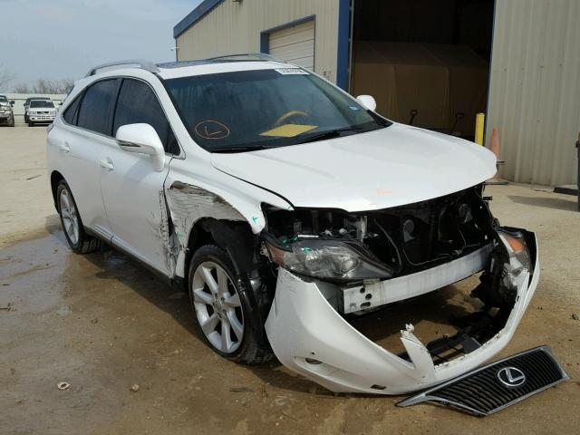 2T2ZK1BA3BC063837 - 2011 LEXUS RX 350 WHITE photo 1