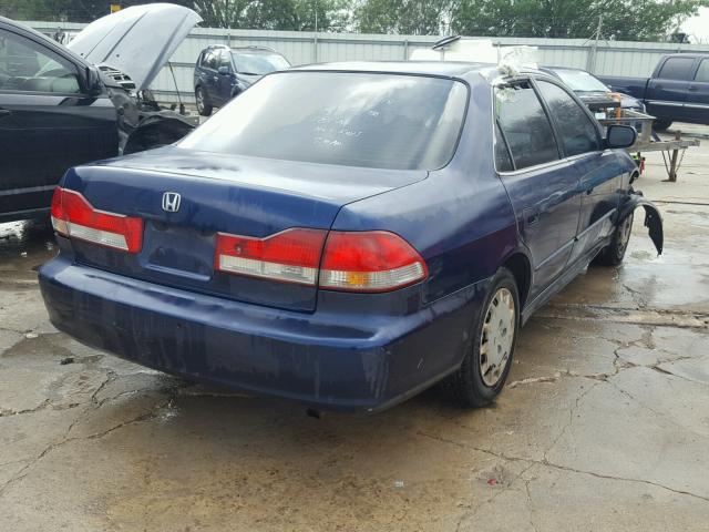 JHMCG56401C005777 - 2001 HONDA ACCORD LX BLUE photo 4