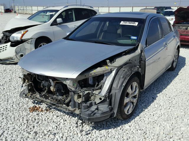 5KBCP3F81AB004392 - 2010 HONDA ACCORD EXL SILVER photo 2