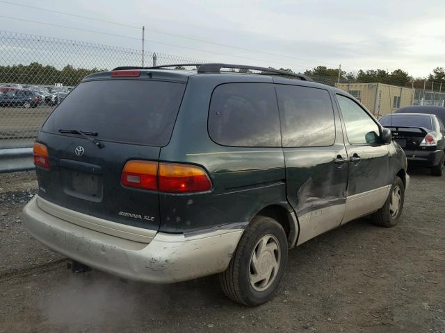 4T3ZF13CXXU122758 - 1999 TOYOTA SIENNA LE GREEN photo 4