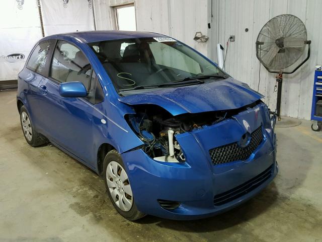 JTDJT923785199070 - 2008 TOYOTA YARIS BLUE photo 1