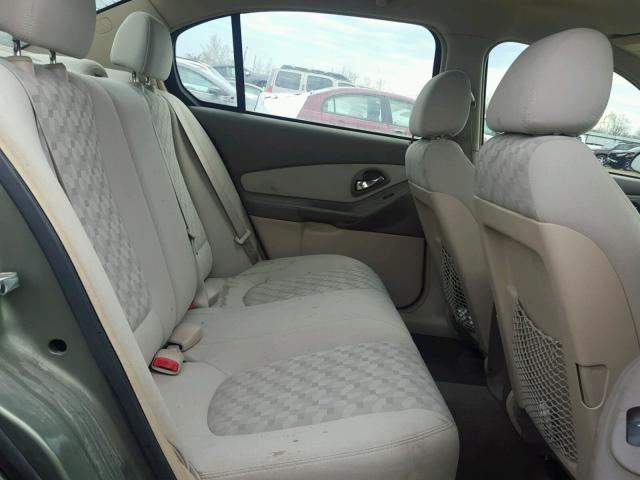 1G1ZT52885F306682 - 2005 CHEVROLET MALIBU LS 绿色 照片 6