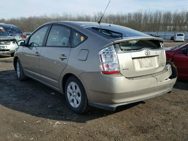 JTDKB20U087789139 - 2008 TOYOTA PRIUS TAN photo 3