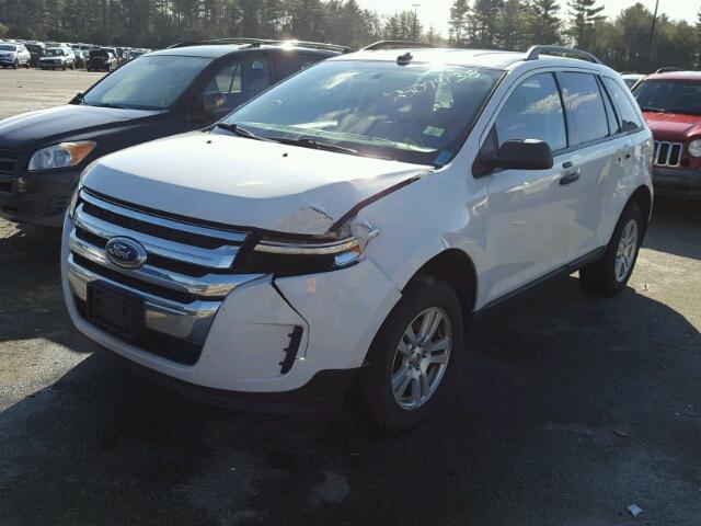 2FMDK3GCXCBA72481 - 2012 FORD EDGE SE WHITE photo 2