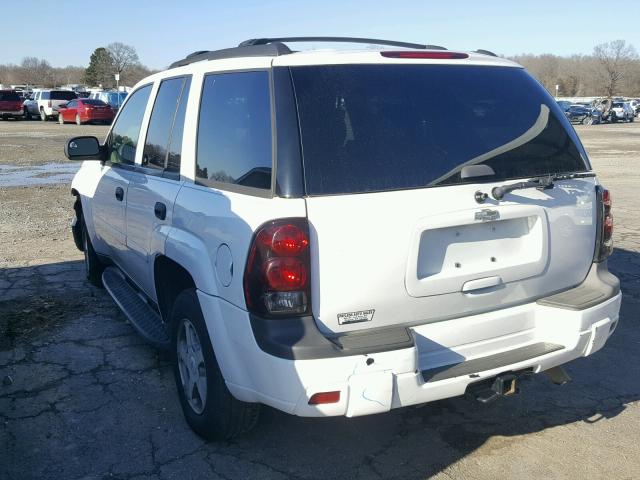 1GNDS13S662172780 - 2006 CHEVROLET TRAILBLAZE WHITE photo 3