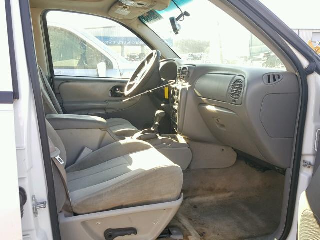 1GNDS13S662172780 - 2006 CHEVROLET TRAILBLAZE WHITE photo 5