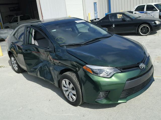 5YFBURHE0GP374092 - 2016 TOYOTA COROLLA L GREEN photo 1