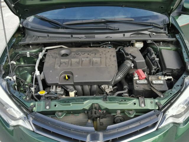 5YFBURHE0GP374092 - 2016 TOYOTA COROLLA L GREEN photo 7