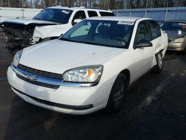 1G1ZT52805F279462 - 2005 CHEVROLET MALIBU LS WHITE photo 2