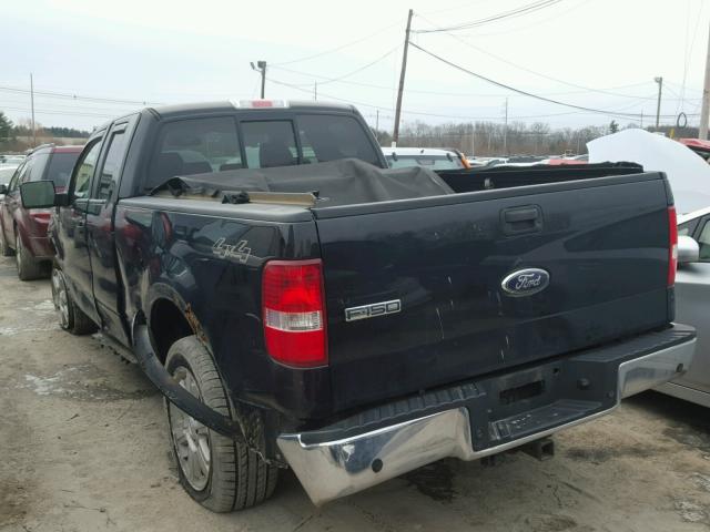 1FTPX14557FA33587 - 2007 FORD F150 BLACK photo 3