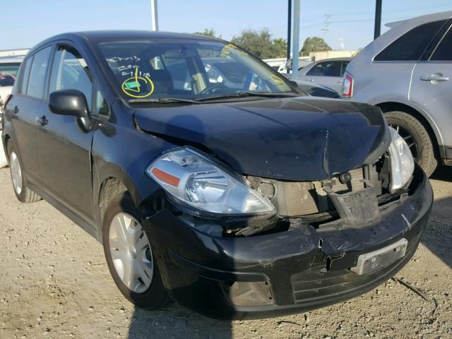 3N1BC1CP3AL417988 - 2010 NISSAN VERSA S BLACK photo 1