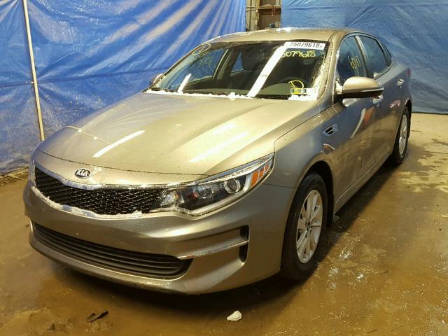 5XXGT4L3XGG092245 - 2016 KIA OPTIMA LX TAN photo 2