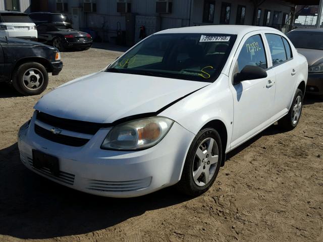 1G1AK55F777117433 - 2007 CHEVROLET COBALT LS WHITE photo 2