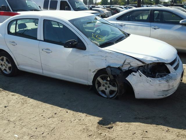 1G1AK55F777117433 - 2007 CHEVROLET COBALT LS WHITE photo 9