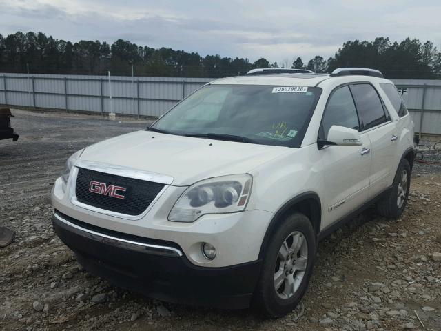 1GKER33777J134678 - 2007 GMC ACADIA SLT WHITE photo 2