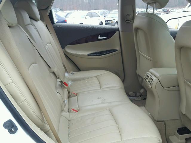 JNKAJ09F18M361748 - 2008 INFINITI EX35 BASE WHITE photo 6