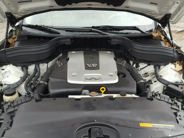 JNKAJ09F18M361748 - 2008 INFINITI EX35 BASE WHITE photo 7