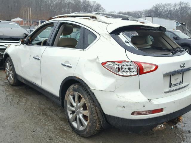 JNKAJ09F18M361748 - 2008 INFINITI EX35 BASE WHITE photo 9