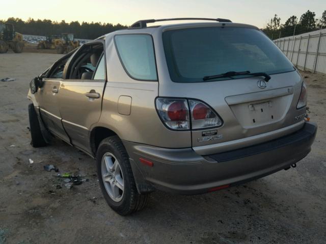 JTJGF10U410093044 - 2001 LEXUS RX 300 TAN photo 3