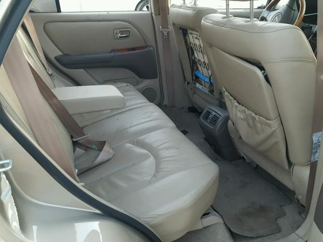 JTJGF10U410093044 - 2001 LEXUS RX 300 TAN photo 6