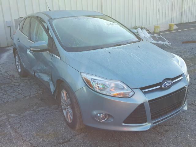 1FAHP3M29CL188778 - 2012 FORD FOCUS SEL TEAL photo 1