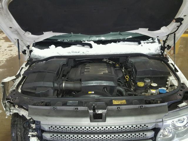 SALSK25468A124590 - 2008 LAND ROVER RANGE ROVE WHITE photo 7