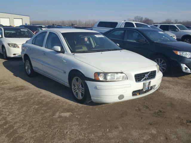 YV1RS592662507348 - 2006 VOLVO S60 2.5T WHITE photo 1