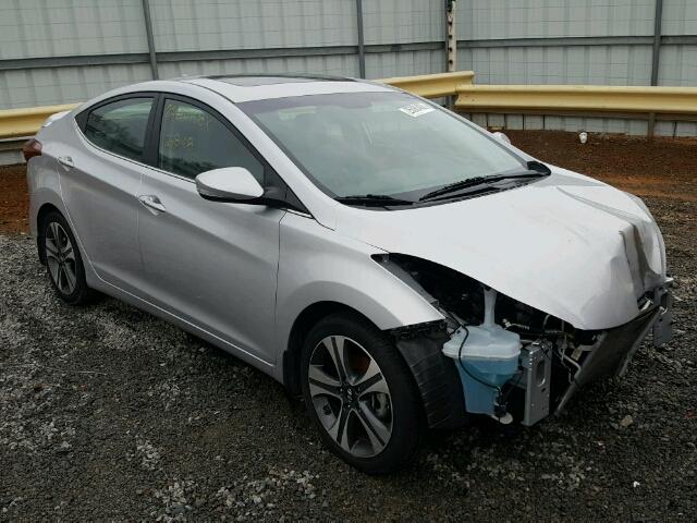 KMHDH4AH1FU382851 - 2015 HYUNDAI ELANTRA SE SILVER photo 1