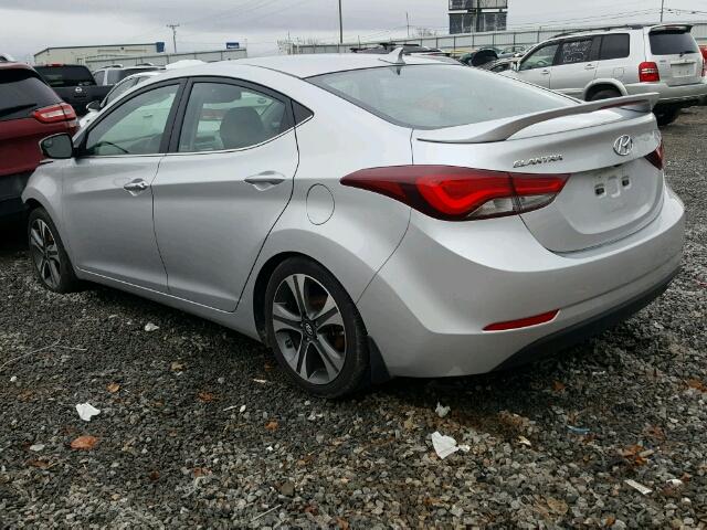 KMHDH4AH1FU382851 - 2015 HYUNDAI ELANTRA SE SILVER photo 3