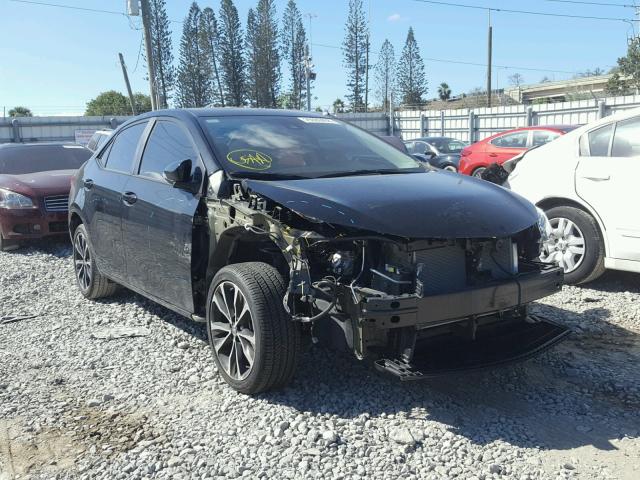 5YFBURHE7HP619780 - 2017 TOYOTA COROLLA L BLACK photo 1