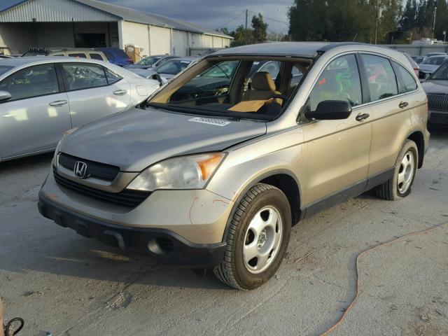 JHLRE38338C023505 - 2008 HONDA CR-V LX GOLD photo 2