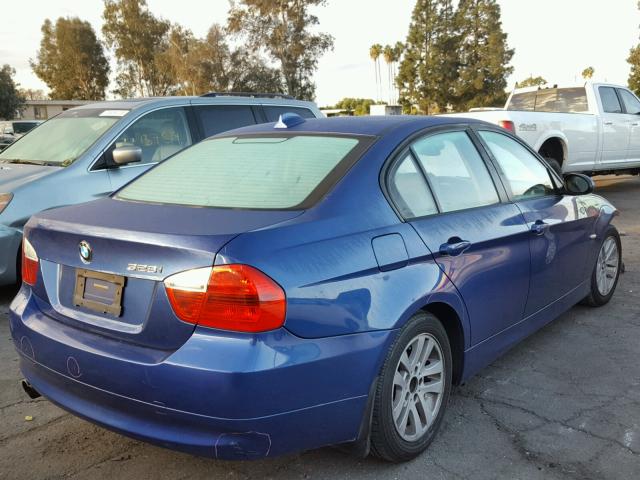 WBAVC53507FZ81842 - 2007 BMW 328 I SULE BLUE photo 4