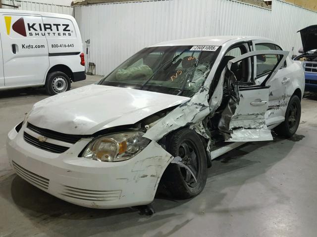 1G1AL58F187305701 - 2008 CHEVROLET COBALT LT WHITE photo 2