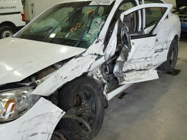 1G1AL58F187305701 - 2008 CHEVROLET COBALT LT WHITE photo 9