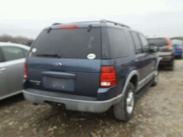 1FMZU63K92UD11803 - 2002 FORD EXPLORER X BLUE photo 4